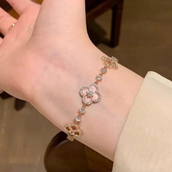 Clover Bracelet – Elegant Four-Leaf Clover Jewelry for Luck, Love & Prosperity - Image 2