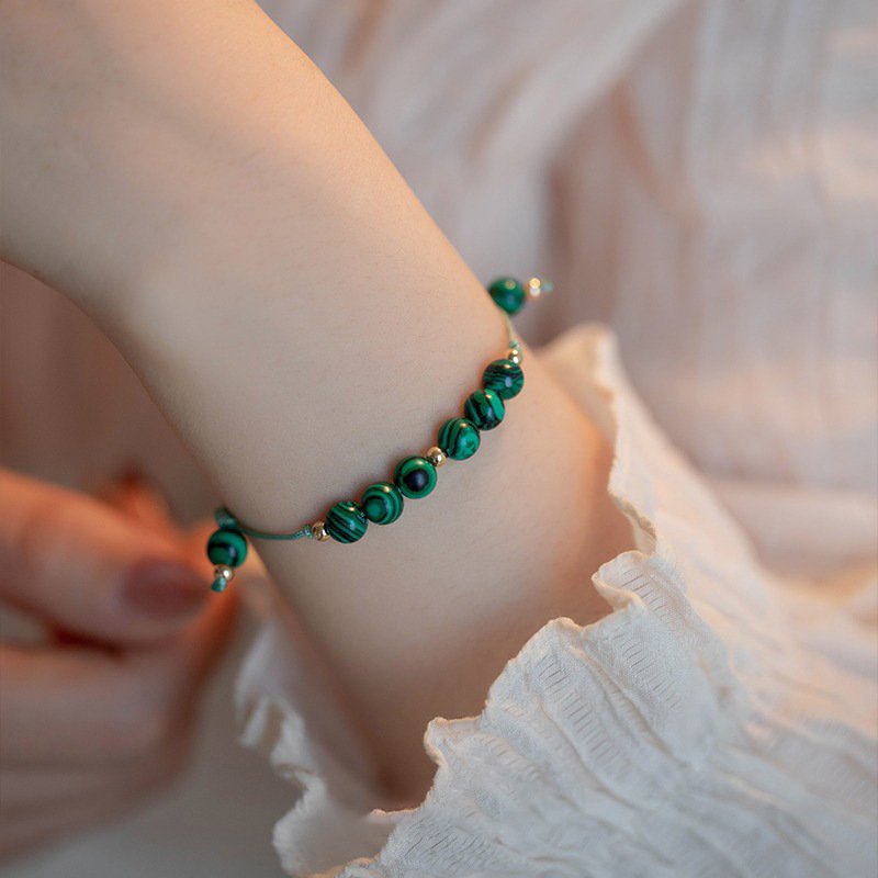 Lucky Brand Turquoise Bracelet - Natural Gemstone for Good Luck & Daily Style 2 Handcrafted Lucky Brand Turquoise Bracelet | Healing Stone & Durable Band for All